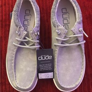 Hey Dude Light Gray Loafers